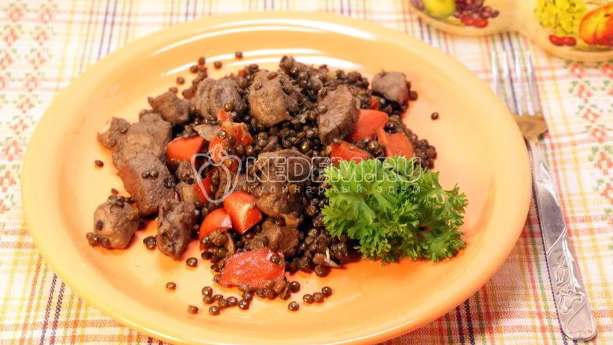 Рецепт чечевица с курицей