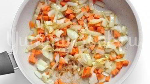 чечевица с овощами