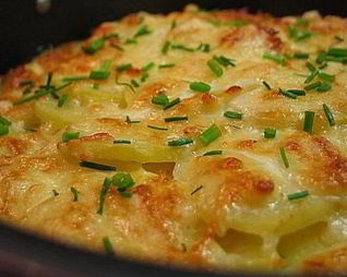 Французский картофель в молоке