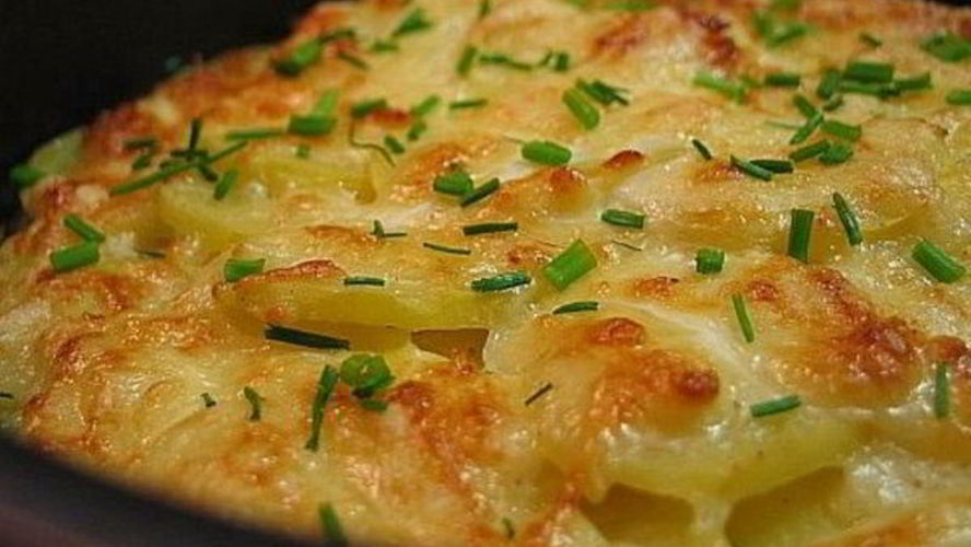 Рецепт французский картофель в молоке