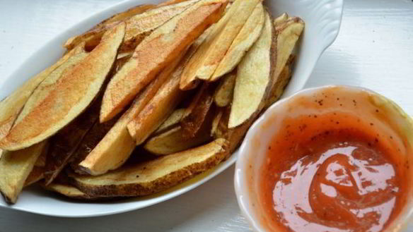 Рецепт Картофель фри с пряным кетчупом