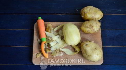 картофель фри в духовке без масла