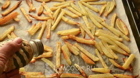картофель фри в духовке