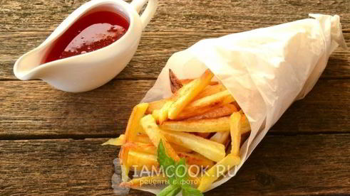 картофель фри в духовке