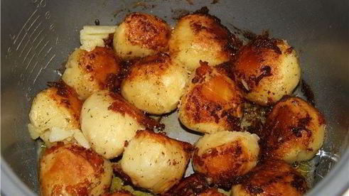 картофель печеный по-шведски в мультиварке