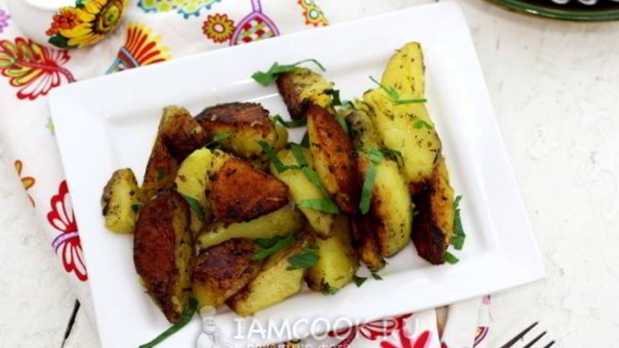 Рецепт картофель по-деревенски в мультиварке