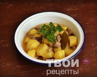 Картофель с грибами в мультиварке