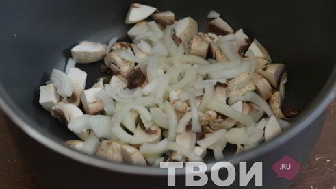 картофель с грибами в мультиварке
