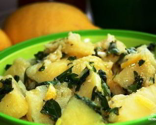 Картофель с лимоном