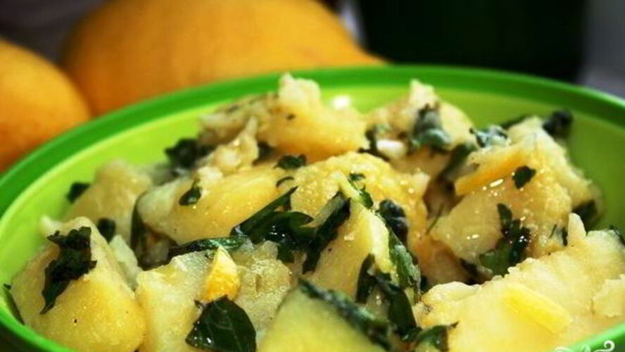 Рецепт картофель с лимоном