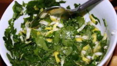 картофель с лимоном