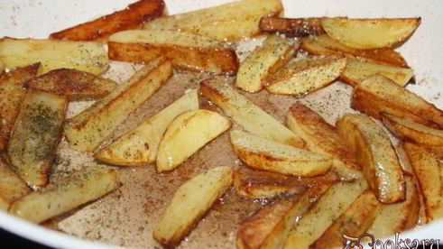 картофель с лисичками и грецким орехом осенние мотивы