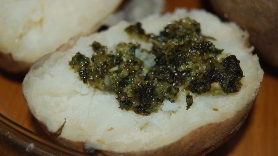 Рецепт картофель с весенними мятными нотками