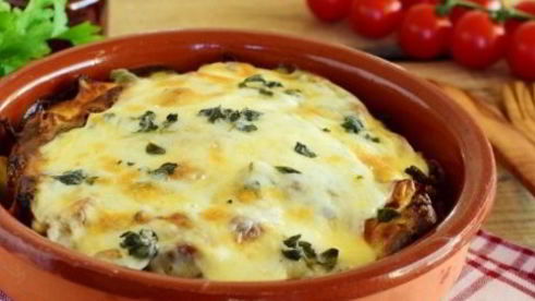 картофель с вешенками