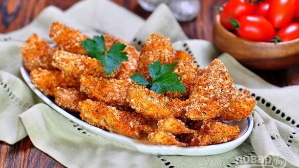 Рецепт Картофель в сырной панировке