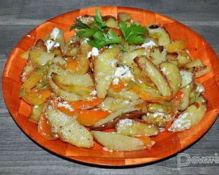 Картофель, жаренный по-гречески