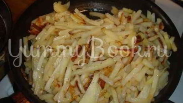 Рецепт Картофель жареный с помидорами