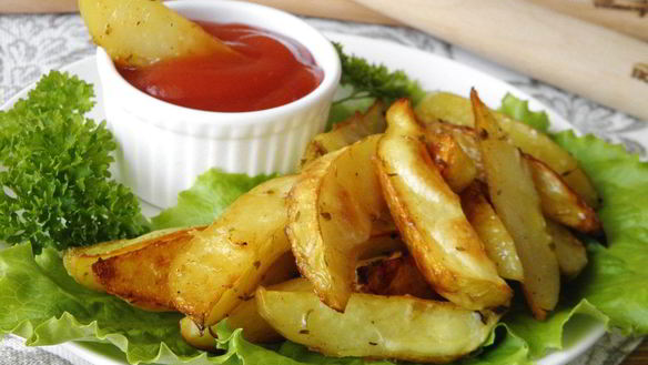 Рецепт Картошка по-деревенски в духовке