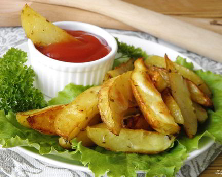 Картошка по-деревенски в духовке