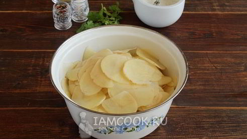 картошка с майонезом и чесноком в духовке