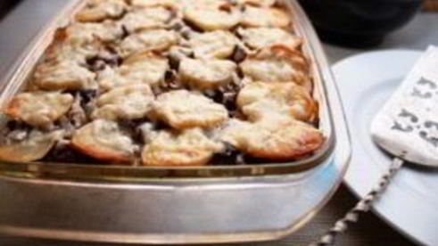 картошка с мясом в духовке