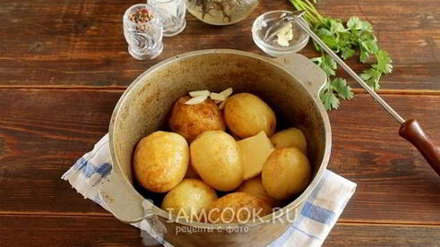 картошка в молоке в духовке