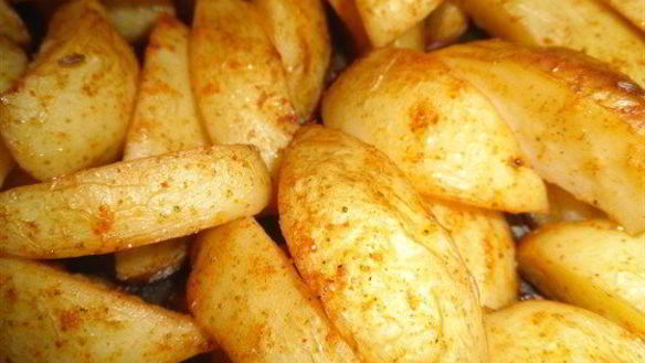 Рецепт Молодой картофель по-деревенски с паприкой