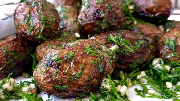 Рецепт Молодой картофель по-деревенски