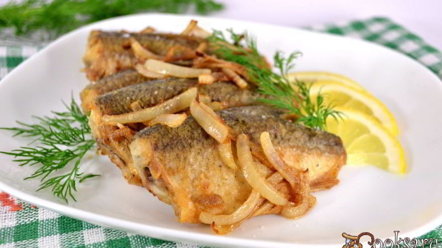 Рецепт подлещики жареные с луком