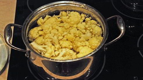 пюре из цветной капусты с чили