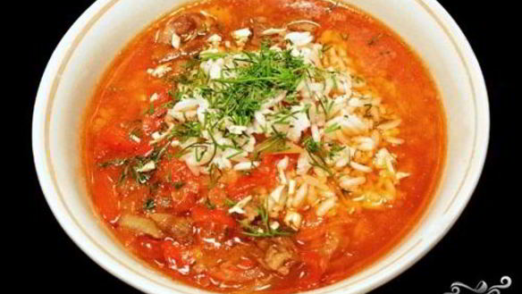 Рецепт Рассыпчатый рис с подливой