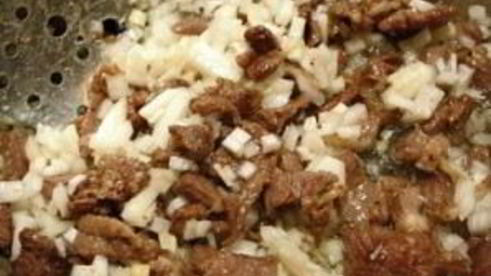 рассыпчатый рис с подливой