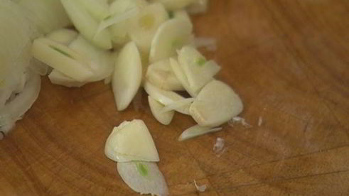 рис с баклажаном, фетой и гранатом