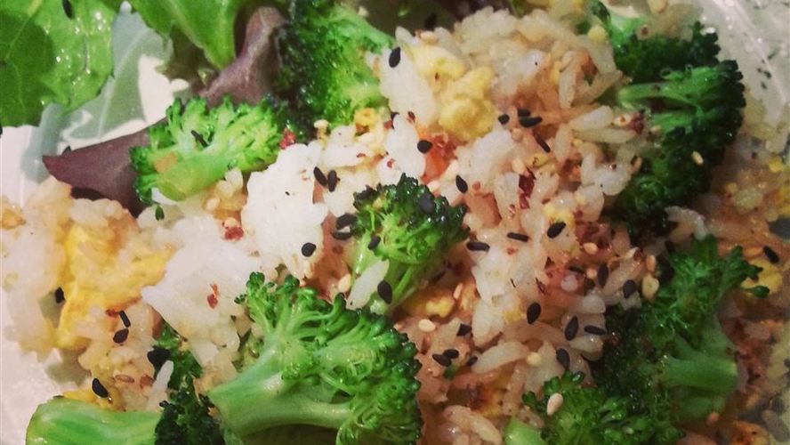 Рецепт рис с брокколи методом стир фрай