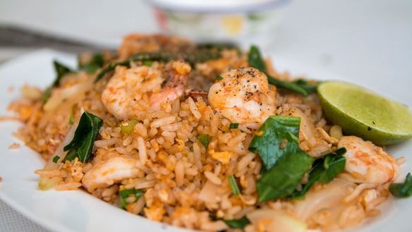 Рецепт Рис с креветками по-тайски