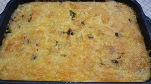 рис с куриной грудкой и овощами в духовке