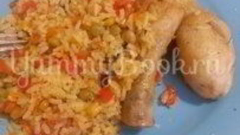 рис с курицей и овощами