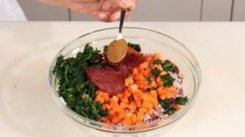 рис с мясом и овощами на пару