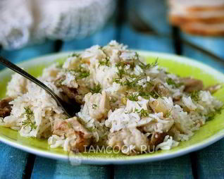 Рис с мясом в мультиварке