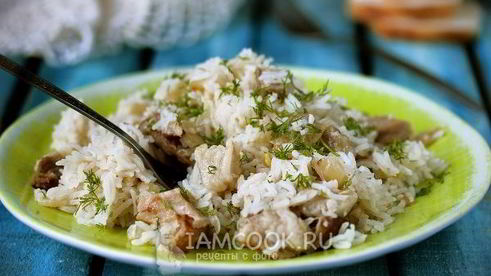 рис с мясом в мультиварке