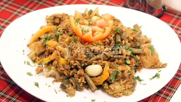 Рецепт Рис с овощами и соевым соусом