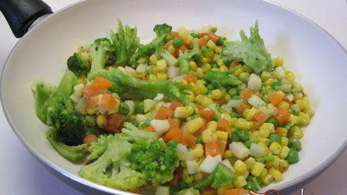 рис с овощами