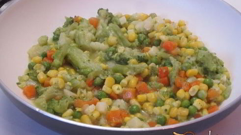 рис с овощами