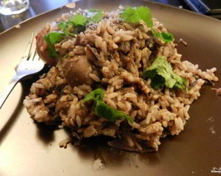 Рис с печенью в мультиварке