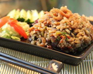 Рис тяхан с овощами