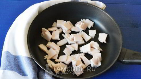 жареная картошка с салом и луком