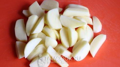 жареная картошка с яйцом