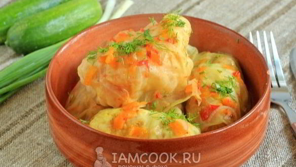 Рецепт Диетические голубцы с курицей