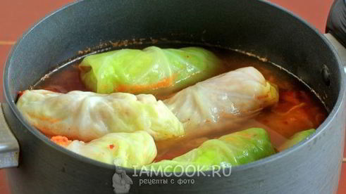 диетические голубцы с курицей