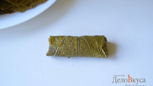 долма из виноградных листьев